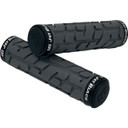 JetBlack Rivet Lock-On Grips Grey/Black