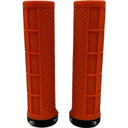 JetBlack Staple Lock-On Grips Orange/Black