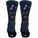 Zeffz Confetti Sock Black