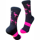 Zeffz Flaming Flamingos Sock