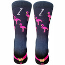Zeffz Flaming Flamingos Sock
