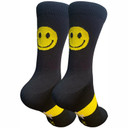 Zeffz Just Smile Sock Black