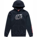 Troy Lee Designs Badge Pullover Hoodie Black / Gray
