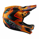 Troy Lee Designs D4 AS Carbon Helmet Crest Gold