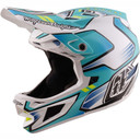 Troy Lee Designs D4 AS Composite Helmet Crest Real Teal