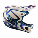 Troy Lee Designs D4 AS Composite Helmet Flared White / Indigo