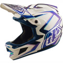 Troy Lee Designs D4 AS Composite Helmet Flared White / Indigo