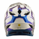 Troy Lee Designs D4 AS Composite Helmet Flared White / Indigo