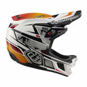 Troy Lee Designs D4 AS Composite Helmet Lined Up White