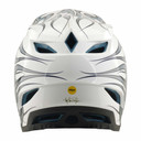 Troy Lee Designs D4 AS Composite Helmet Torched White / Silver