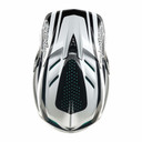 Troy Lee Designs D4 AS Polyacrylite Helmet The Line Charcoal / White