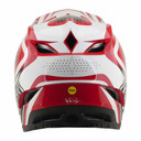 Troy Lee Designs D4 AS Polyacrylite Helmet The Line Fire / White