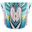 Troy Lee Designs D4 Visor Crest Real Teal