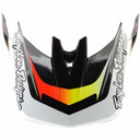 Troy Lee Designs D4 Visor Lined Up Black