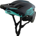 Troy Lee Designs Flowline SE AS Helmet Badge Carbon / Real Teal