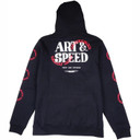 Troy Lee Designs Pink Slips Pullover Hoodie Black