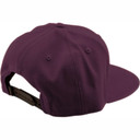 Troy Lee Designs Signature Flat Bill Snapback Hat Sangria