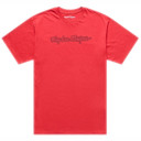 Troy Lee Designs Signature Youth Short Sleeve Tee Scarlet