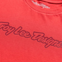 Troy Lee Designs Signature Youth Short Sleeve Tee Scarlet