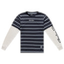 Troy Lee Designs Skyline Fakie Long Sleeve Ride Tee Stripe Carbon