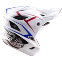 Troy Lee Designs Stage Stunt AS Helmet Pinstripe White