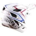 Troy Lee Designs Stage Stunt AS Helmet Pinstripe White