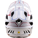 Troy Lee Designs Stage Stunt AS Helmet Pinstripe White