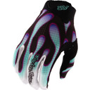 Troy Lee Designs Youth Air Glove Overspray Black / Real Teal