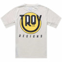 Troy Lee Designs Youth Skyline Short Sleeve Ride Tee Happy Pumice