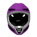 Azur Helmet KFF1 Purple/Silver