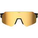 Sungod Airas Matte Black with Gold Lens