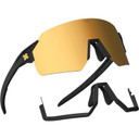 Sungod Airas Matte Black with Gold Lens