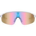 Sungod Forty2s Matte White with HV Iris Blue Lens