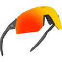 Sungod Ultras Matte Grey with Fire Lens