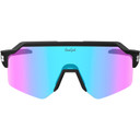 Sungod Vulcans Matte Black with Iris HV Blue Lens