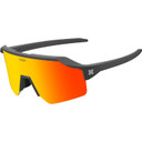 Sungod Vulcans Matte Grey with Fire Lens