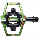 HT Components T2-SX Pedals Green Camo