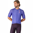 Castelli Drittone Logo Jersey Ultraviolet/Rosa Giro