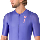 Castelli Drittone Logo Jersey Ultraviolet/Rosa Giro