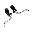 Tektro Inline 31.8mm Brake Lever Set Silver/Black