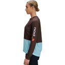 POC Womens Motion Air LS Jersey Bronzite Brown/Lazurite Blue