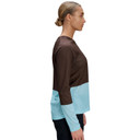 POC Womens Motion Air LS Jersey Bronzite Brown/Lazurite Blue