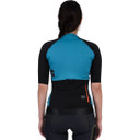 Soomom Womens Escape Trailblock Cycling Jersey Ocean Teal