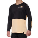 100% R-Core X Long Sleeve MTB Jersey Black/Peach