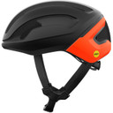 POC Omne Air MIPS Road Helmet Uranium Black Matt/Fluorescent Orange Matt
