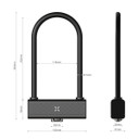 Black X Rock Solid Smart U Lock