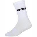 Caffeine and Cranks Socks Cranks Logo White