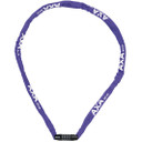AXA Rigid RCC 120cm x 3.5mm Purple Chain Combo Lock