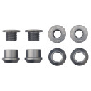 Wolf Tooth Set of 4 Chainring Bolts/Nuts for 1X Gunmetal