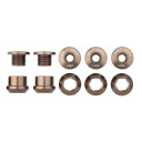 Wolf Tooth Set of 5 Chainring Bolts/Nuts for 1X Espresso